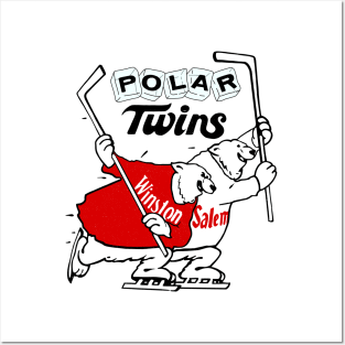 Defunct Winston Salem Polar Twins Hockey 1975 Posters and Art